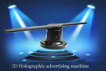 3D hologram reklama stroj Ventilátor projekčnej lampy troch-dimenzionální pozastavenia otáčanie vzduchu zobrazovanie reklamy ping