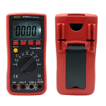 SZBJ DT9975 Vysoko precízny Digitálny Multimeter Anti-pálenie DC/AC Napätie Prúd Meter Voltmeter Ammeter True RMS Auto Rozsah