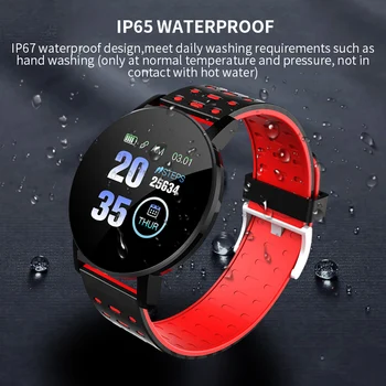 2020 119 Plus Bluetooth Smart Hodinky Mužov Krvný Tlak Smartwatch Ženy Hodinky Smart Band Sport Tracker Smartband Pre Android