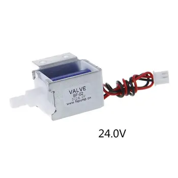 Micro Elektrické Elektromagnetický Ventil N/C Normálne Zatvorené 6V alebo 12V 24V Drôty, Plynu, Vody, Vzduchu, Kontrolu R9JA