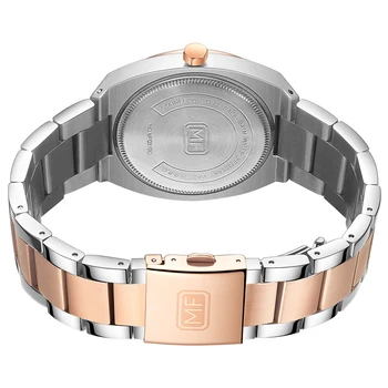 MINIFOCUS Nehrdzavejúcej Ocele Mens WatchesTop Značky Luxusné Značky Business Vodotesné Hodinky Quartz Náramkové hodinky Zobrazenie Dátumu Reloj