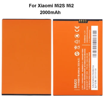 Pôvodné BM20 mobilný telefón batéria pre Xiao mi 2S skutočná kapacita 2000mAh + nástroje