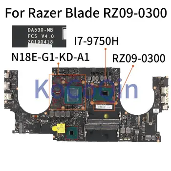 KoCoQin Notebook základná doska Pre Razer Blade RZ09-0300 I7-9750H Doske SRF6U N18E-G1-KD-A1 6GB DDR4