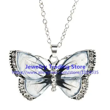 Veľkoobchod Motýľ Crystal & Drahokamu Šperky Veľkoobchod Náhrdelníky & Prívesky, Kameň, Zlato, Ženy Náhrdelník xl17062721