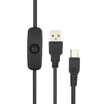 1m USB, Micro USB Nabíjačka, Napájací Kábel, rýchle nabíjanie Nabíjací Kábel Drôt, kábel s On/Off vypínač pre Raspberry Pi
