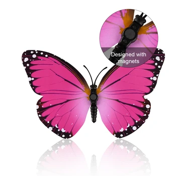 12PCS 3D Butterflies Stenu, Nálepky, Nálepky Na Steny Domov Dekoratívne Motýľ PVC Tapety Pre Obývacia Izba Dekorácie-Nálepky