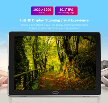Nové 1920*1200 2.5 K IPS Displej 10.1 palcový Tablet PC MT6797 Deca Core, 4GB RAM, 128 GB ROM 4G LTE 13.0/5.0 MP планшет Android Tablety
