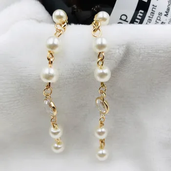 Móda barokový pearl náušnice osobnosti dlhý strapec elegantné náušnice ženské ozdoby náušníc