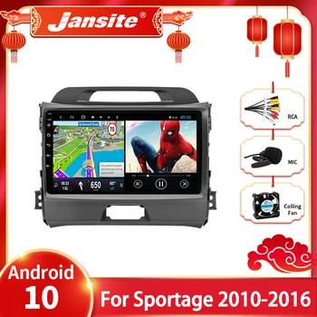 Jansite Android 10.0 autorádia Pre KIA Sportage 3 2010 Rokov 2011-2016 Multimediálny Prehrávač Videa 2 din Navigácie GPS Autorádia Vedúci Jednotky