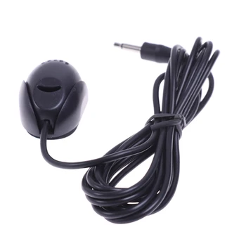 Mini 3,5 mm Káblové Vložiť Typ Externého Mikrofónu Car Audio Mic Pre prenosné DVD, Rádio Stereo Prehrávač Stretnutie Reproduktor