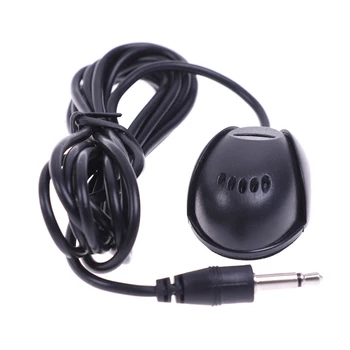 Mini 3,5 mm Káblové Vložiť Typ Externého Mikrofónu Car Audio Mic Pre prenosné DVD, Rádio Stereo Prehrávač Stretnutie Reproduktor