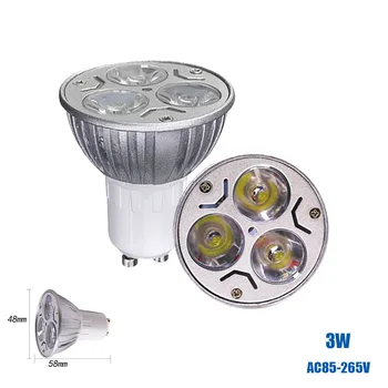 XINYANSEE Super Svetlé GU10 LED Žiarovka Lampa 3W 4W Spot Light AC85V-265V Zapustené Osvetlenie Downlight Teplá Studená Biela