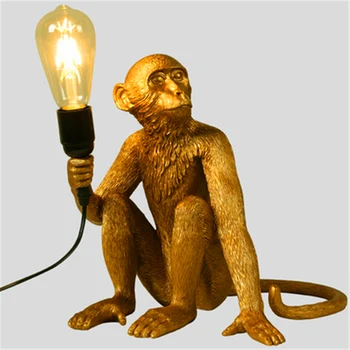 Nordic Prívesok Svetlo Živice Opice Obývacia Izba Prívesok Svetlá Reštaurácia Spálňa Štúdia Osvetlenie Loft Dekor Kuchynské Závesné Lampy