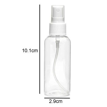 20 KS 30 Ml(1Oz) číreho Plastu Hmlu Fľaša,Transparentná Cestovná Fľaša,Prenosné Naplniteľné Sprej Postrekovač Fľaša na Cestovanie,