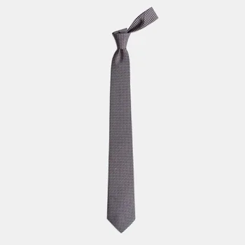 Black White vzor hodvábna kravata 67825529