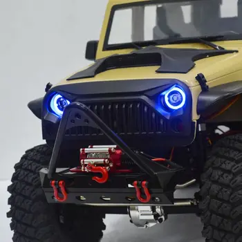 Angel Eye LED Svetlá predné svetlo na 1/10 RC Rock Crawler Axial SCX10 D90 Jeep Wrangler Telo Shell