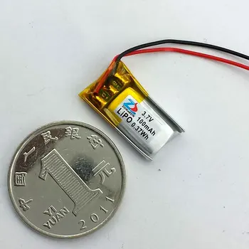 V 100mAh 401025 3,7 V lítium-polymérová batéria 401125 Bluetooth, micro zariadenia s ochranou rada Nabíjateľná Li-ion Bunky