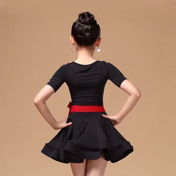 Latinské Tanečné Šaty Pre Dievčatá, Deti Salsa Tango Spoločenský Tanec Šaty Súťaže Kostýmy Deti Praxi Tanečné Oblečenie