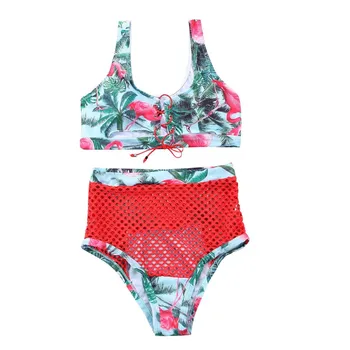 Ženy Čipky Obväz Nastavenie Push-up Vatovaný Oka Plávať oblek Kúpanie Plavky 2019 Nové Módne teplou Pláž Nosiť