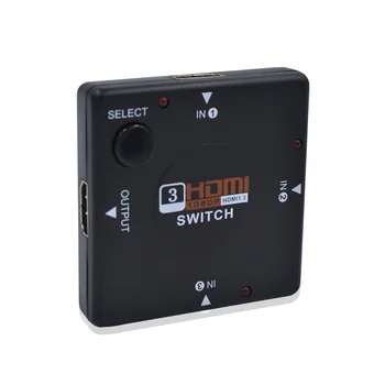 3 Port HDMI Prepínač Prepínač Splitter 3 vstup 1 Výstup Okno Výber pre PS3, PS4 Smart HDTV 1080P 5input s diaľkovým ovládaním