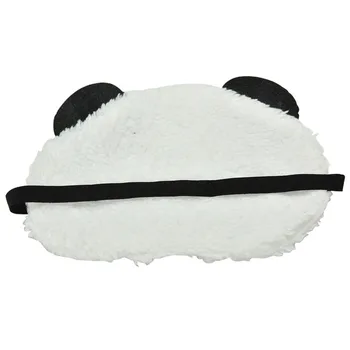 1PC Krásne Panda Očná Maska Tieni Roztomilý Cestovné Zvyšok zaviazanými očami Kryt Spanie Očná Maska Eyeshade Eyepatch