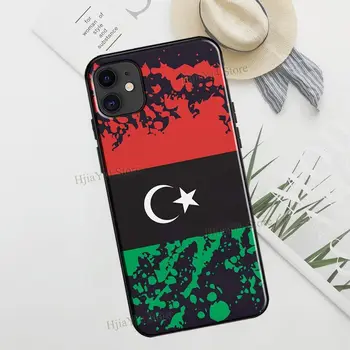 Líbya Vlajka TPU puzdro Pre iPhone 12 Pro Max mini X XR XS Max 6 7 8 Plus SE 2020 11 Pro Max Kryt