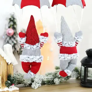 Vianočné scény, dekorácie, vianočné anonymný zoskoky starý muž padák Vnútorné Vonkajšie Strany Vianočné Tvorivé Dekoratívne