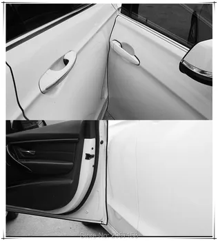 Auto-styling Dvere Auta ochrany gumené pásy Pre Volkswagen vw POLO, Tiguan Passat B5 B6 Golf MK5 MK6 Bora, Jetta príslušenstvo