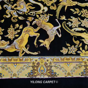 Yilong 8.2'x11.5' Orientálna veľké antické perzský Lov Dizajn, Ručne vyrábané Koberce (TJ164A)