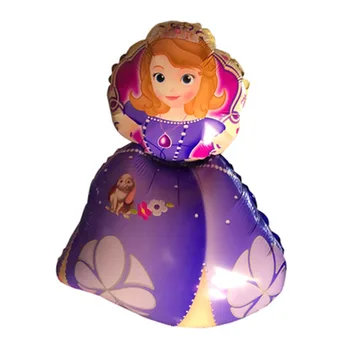 68x48cm balon globos baloon kolo balóny, hračky, dekorácie, svadobné narodeninovej party dodávky princezná sofia balón