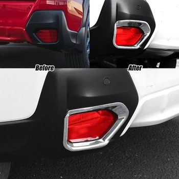 Pre Subaru XV Crosstrek 2017 2018 2019 Chrome Zadné Hmlové Svetlo Lampy Kryt Foglight Nárazníka Výbava Modelárskeho Príslušenstva