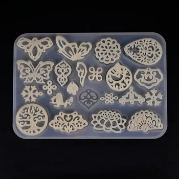 Transparentné Hexagon Úložný Box Silikónové Formy DIY ručne vyrábané Šperky Nástroj Formy UV Epoxidové Živice Dekoratívne Plavidlá, Veľkoobchod