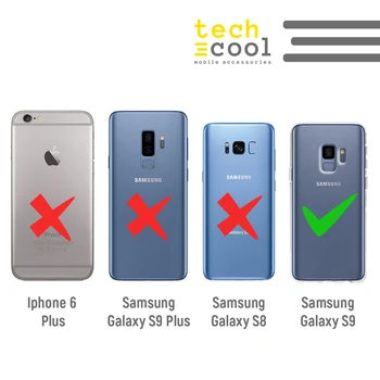 FunnyTech®Silikónové puzdro pre Samsung Galaxy S9 l Minecraft pozadí