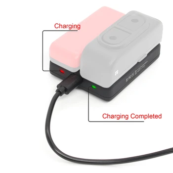 Prenosné USB Nabíjací Adaptér Fotoaparátu Batérie Dual Nabíjacej Základne Nabíjačka pre Insta360 JEDEN R Akčné Kamery Príslušenstvo