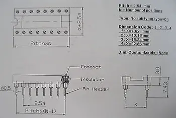 4 ks IC Pätice Adaptéra 18 PIN Kolo DIP Vysokej Kvality
