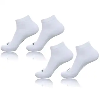 Balenie 2 páry členkové ponožky Kappa v bielej farbe