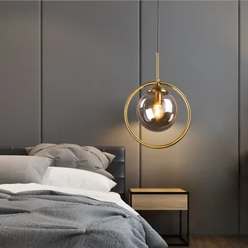 Hanglamp lampen industrieel reštaurácia crystal LED svetiel prívesok Domáce Dekorácie E27 Svietidlo priemyselné svietidlo