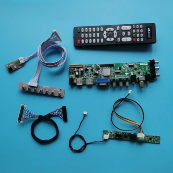 LDE 3663 DVB 1920*1080 USB, VGA, AV pre M215HCJ/M230HCJ/M238HCJ/M270HCJ 30 Pin LVDS LCD panel disku rady súprava digitálneho signálu