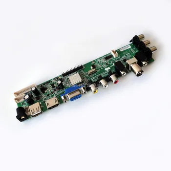 LDE 3663 DVB 1920*1080 USB, VGA, AV pre M215HCJ/M230HCJ/M238HCJ/M270HCJ 30 Pin LVDS LCD panel disku rady súprava digitálneho signálu