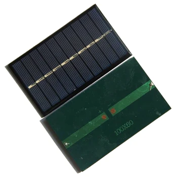 150Ma 0.75 W 5V Solárne Modul Polykryštalických Diy Solárny Panel, Nabíjačky Pre 3,7 V Batéria Vzdelávania Hračka 100x60Mm Epoxidové