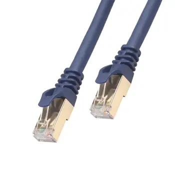 Pozlátené RJ45 Sieťový Kábel siete Lan Zbrusu Nový Nosiť Pohodlné Cat8 Ethernet RJ45 Patch Kábel Drôt pre Router