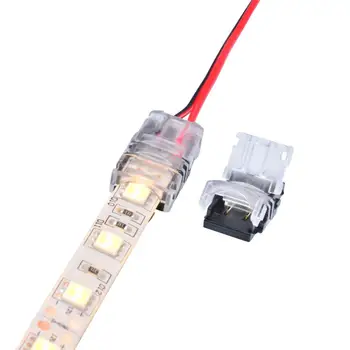 5 ks 2/3/4/5pin LED Pásy Konektor pre RGB RGBW 3528 5050 LED Pásy na Drôt na Výkon Zvárania Zadarmo LED Konektor