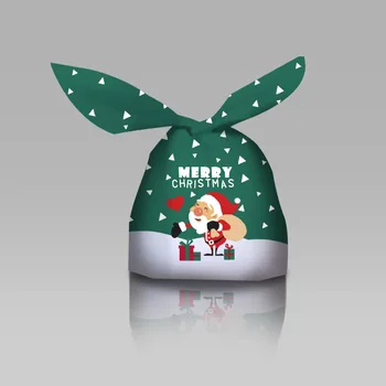 50pcs/Set Nový Rok 2021 Vianočné Cukrovinky, Darček Taška Vianočné Balenie Plastové Vrecko Vianočné Dekorácie pre Domov Navidad 2020 Darček