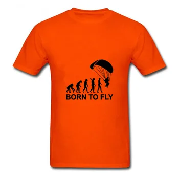 Nové Módne Narodil Sa Lietať Vývoj Paragliding Paragliders T Shirt Lete Mužov Oblečenie, Topy, Tričká krátky Rukáv T-shirt