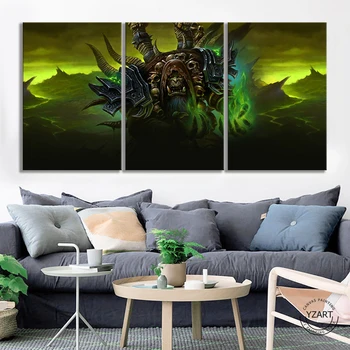 Thrall Warcraft Hry obrázok Plagátu na Stenu Dekor Obrazy World of Warcraft Video Hry Umelecké Plátno Maľby Nástenné Art Domova