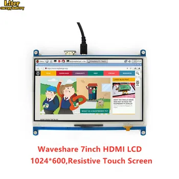 7inch HDMI LCD 1024 * 600 Odporový Dotykový Displej LCD Displej Tabletu,HDMI rozhranie pre Raspberry Pi