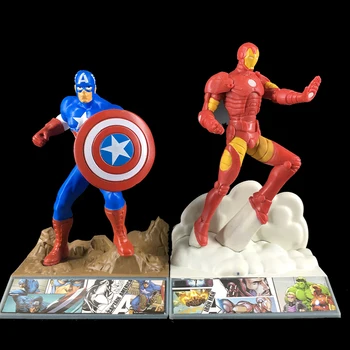 Marvel Zberateľskú Superhrdina Akcie obrázok Hračky Avengers Spiderman Iron Man, Kapitán Amerika Zbierky Deti Darčeky 12 cm