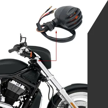 2ks LED Motocykel Značky Kontrolka Orange Zase signalizačná kontrolka Motorke Signálneho Svetla Príslušenstvo Pre Dirt Bike Honda ATV