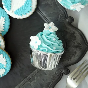 Svadby, narodeniny, party dodávky pekáreň dom shop obchod dekorácie simulácia potravín kvet dizajn krém falošné cup cake model