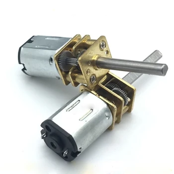 Miniatúrne DC Gear Motor, 3V-12V GA12-N20 Motora, Smart Auto Robot Motor, Nízka Rýchlosť